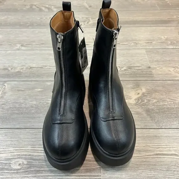 Wild Fable Honor Ankle Combat Boots Black 10 NWT - Picture 4 of 6